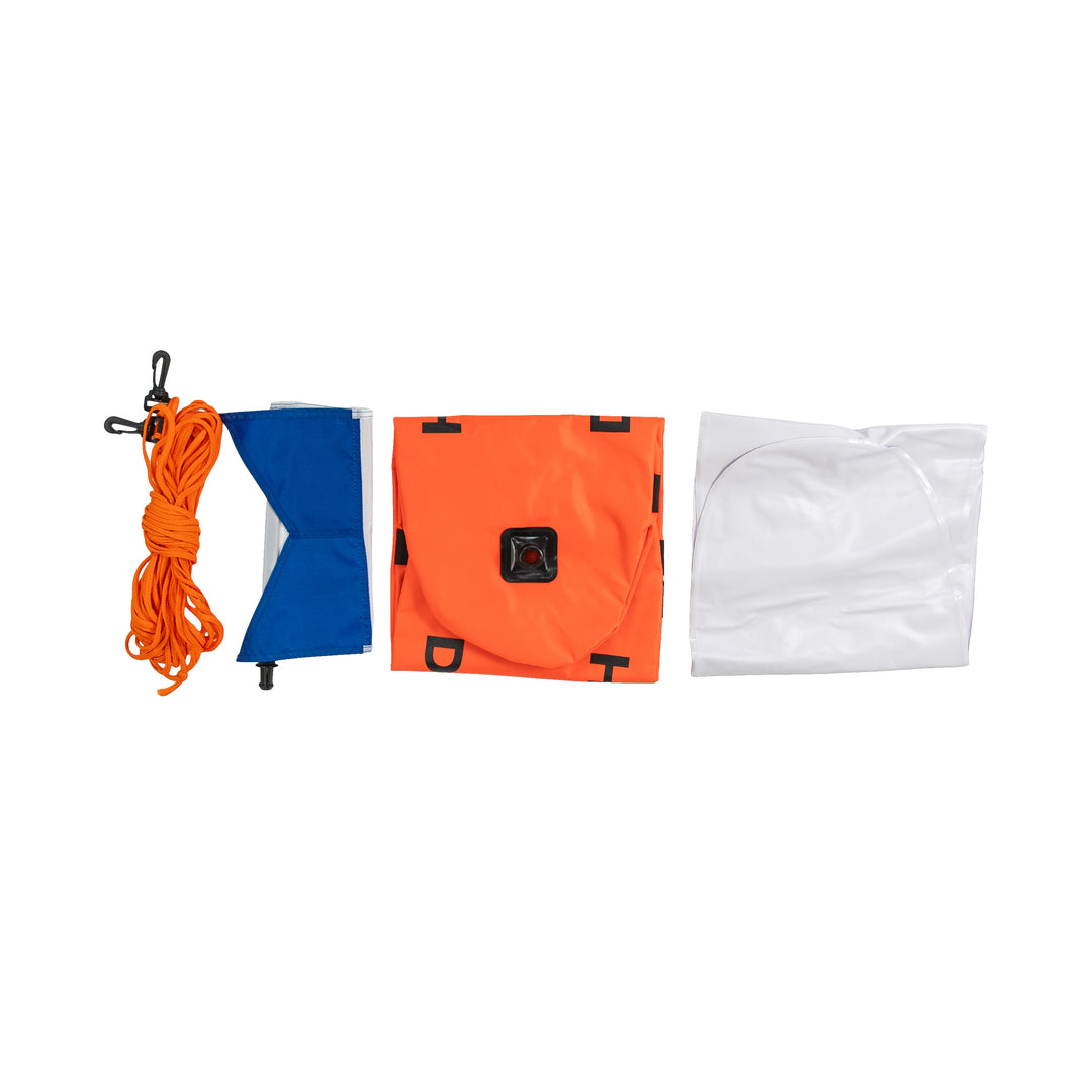 Double Celled Float W Flag Orange 15L
