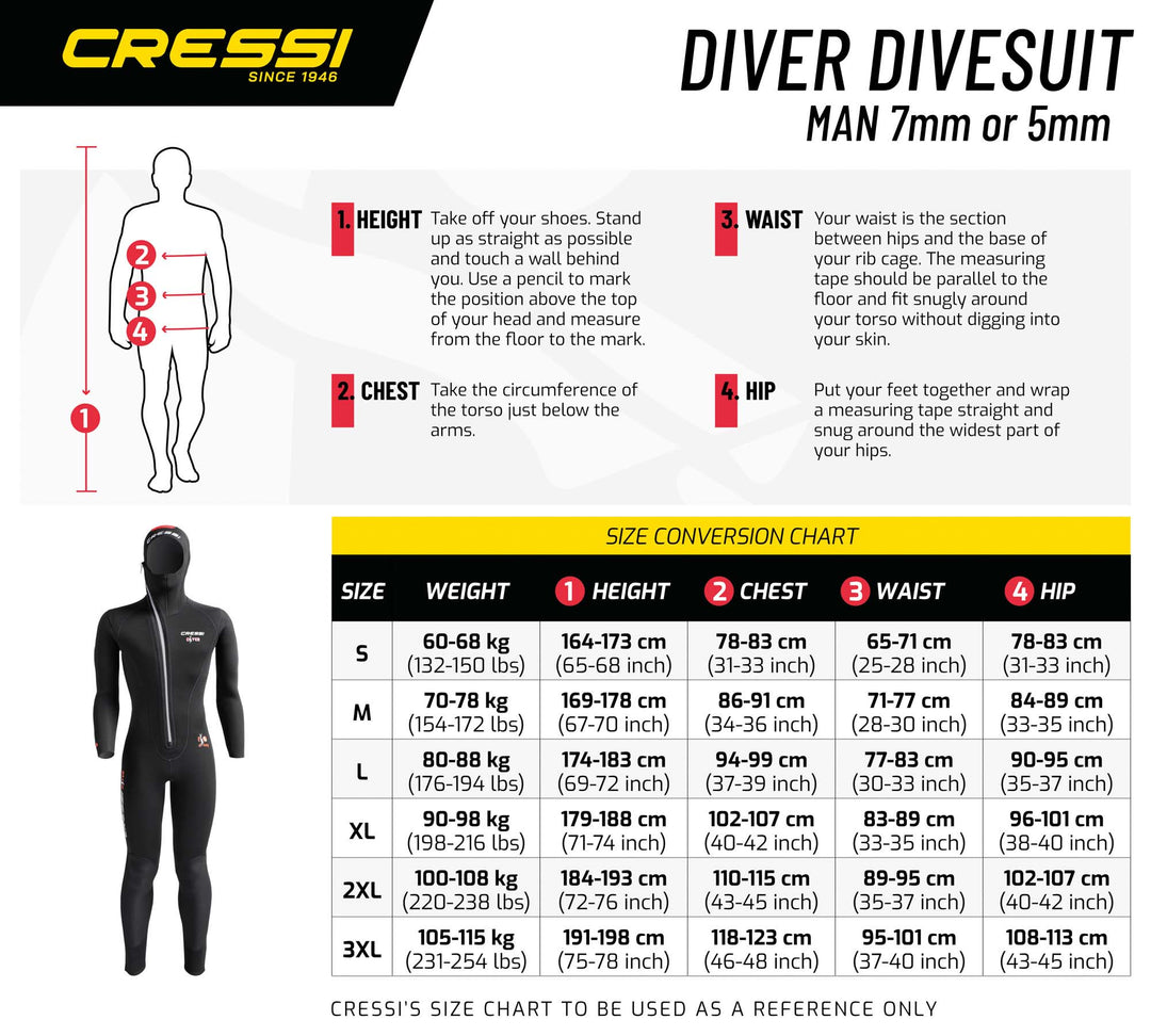 Cressi Diver Man 5mm Wetsuit