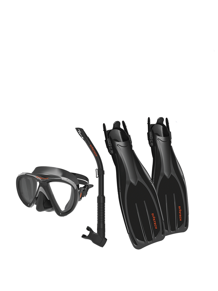 Turbo EDF Fin, Optrix Mask, Dropaway Snorkel Set