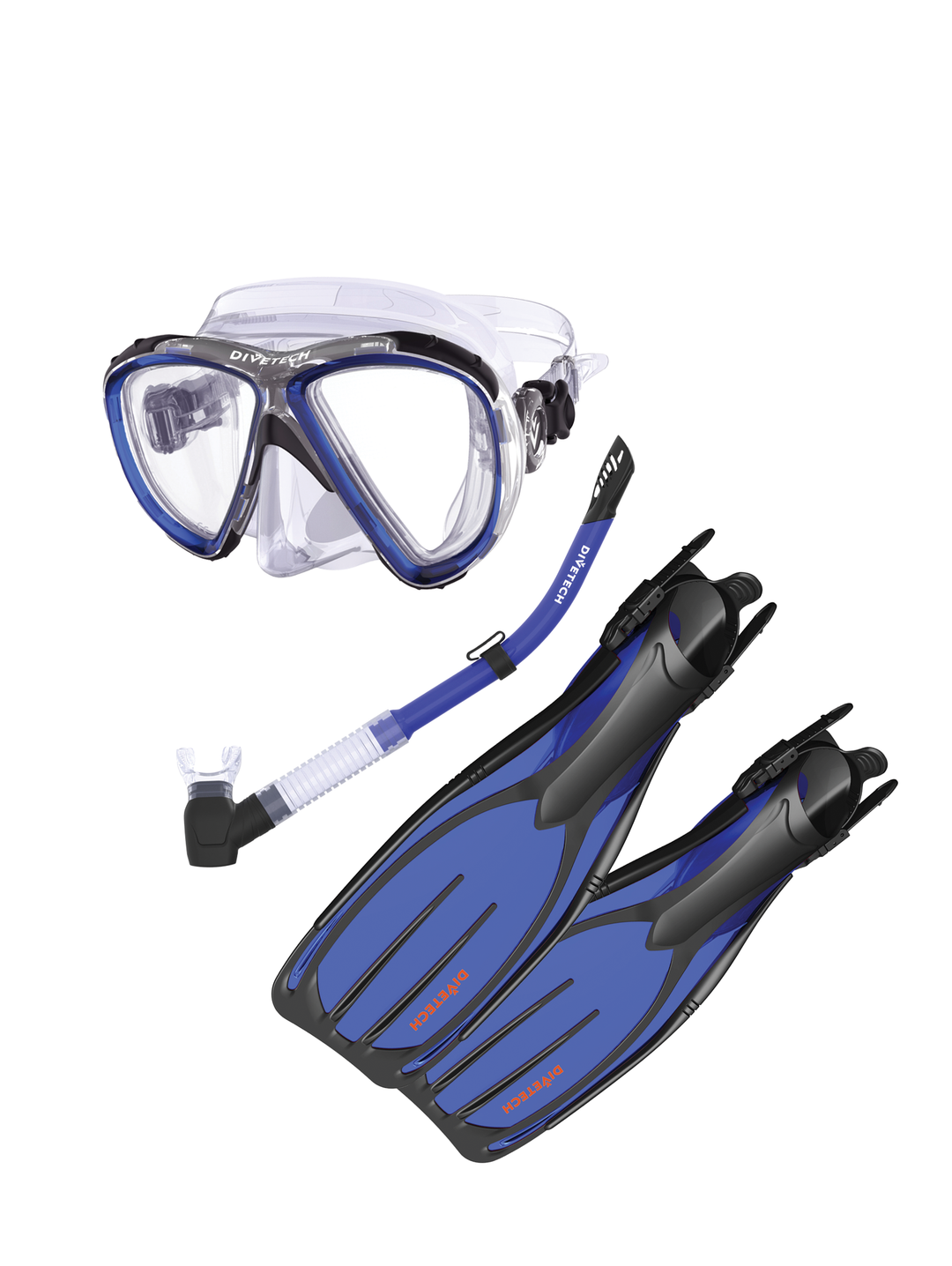 Turbo EDF Fin, Optrix Mask, Dropaway Snorkel Set